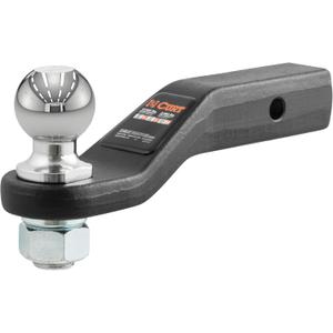CURT 45331 Trailer Hitch Mount with 2-5/16-Inch Ball, Fits 2-Inch Receiver, 17,000 lbs, 2-in Drop | Hitch Pin Sold Separately