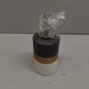 Dish Soap Dispenser Set with Silicone Funnel, Hand Soap, Shampoo, Body Wash, Ceramic Liquid Soap Dispenser for Kitchen and Bathroom Countertops, Stainless Steel Pump, Non Slip, 12 Oz, Black