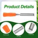 3 x Golf Grip Tape Remover Tool, Quick and Easy Graphite/Steel Shaft Tape Stripper Remover Golf Grip Repair Kits for Easily Cleaning and Repairing Golf Handle Grip Golf Gift Kit for Men (Orange)