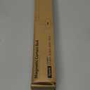 4 Pack Magnetic Curtain Rods for Metal Door, Adjustable 18 to 30 Inch Curtain Rod 3/8" Diameter Magnet Rods for French Door Rod Window Cafe(Black, 4Pack)