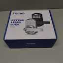 TEEHO TE004 Keyless Entry Keypad Door Lock with Handle - Smart Digital Electronic Lock for Interior Door with Anti-Peeping, Auto Lock & Passage Mode - Easy Installation - Satin Nickel