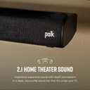 Polk Audio Signa S2 Sound Bar for Smart TV with Subwoofer, Wireless Exclusive VoiceAdjust Technology, Ultra-Slim Design, Works with 4K & HD TVs, HDMI & Optical, Bluetooth, Wireless Streaming