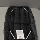 MidWest Homes for Pets Quiet Time XS Dog Bed Gray Faux Fur Bolster, Ultra-Soft and Machine Washable, Fits 22-Inch Crates and Carriers, for Small Dogs and Cats (Grey)