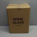 Red Wine Glasses Set of 6, 19.5 oz Burgundy Glasses for Wine Tasting, Anniversary, Wedding - Clear