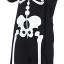 GRAJTCIN Halloween Skeleton Costumes for Men Scary Glow in the Dark Skeleton Pajamas for Men S