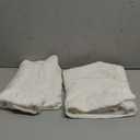 BEDELITE Flannel Pillowcases Standard Set of 2, Super Soft Fleece Pillow Case Cover with Zipper for Bedroom, Sofa, Couch,Luxury Cozy Fuzzy Velvet Pillow Shams for All Seasons(20x26 Inches, Off White)