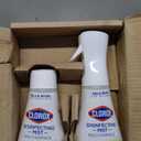 Clorox Disinfecting Mist, Lemongrass Mandarin, Household Essentials, 1 Sprayer Bottle and 1 Refill, 16 Fl Oz Each