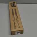 Weighted Ropeless Battle Ropes, Heavy Duty Portable Cordless Battle Ropes for Home Gym with Poster, Workout Exercise Rope for Strength Building, HIIT and Low-Impact Aerobic Training for Men & Women (1.61lb-Black)