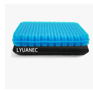 Gel Seat Cushion for Long Sitting Pressure Relief (Super Large & Thick) - Non-Slip Gel Chair Cushion for Back,Sciatica,Tailbone Pain Relief - Seat Cushion for Office Desk Chair,Car Seat,Wheelchair