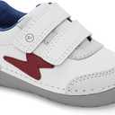 Stride Rite Baby Soft Motion Kennedy Sneakers (4 Wide Infant, White Multi)