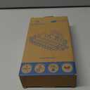 Soap Dish for Shower Suction Cup Powerful Vacuum System Rustproof 304 Stainless Steel Basket Sponges Holder with Razor Hooks for Bathroom or Kitchen Soap Holder (Silver)