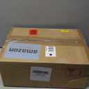 36 Inch Flush Mount Ceiling Fans with Lights and Remote, Dimmable, Wall Switch, 5 Blades Wood Ceiling Fan with Light, Low Profile Outdoor Indoor Modern Ceiling Fan for Bedroom Patio (Black Walnut)