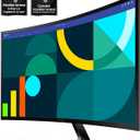 Samsung 27" Essential S3 (S36GD) Series FHD 1800R Curved Computer Monitor, 100Hz, Game Mode, Advanced Eye Comfort, HDMI and D-sub Ports, LS27D366GANXZA, 2024
