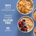 Bob's Red Mill Gluten Free Organic Old Fashioned Rolled Oats, 32oz (Pack of 4) - Non GMO, Whole Grain, Vegan, Kosher, Best By: 08 SEP 2027