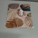 Mouse Pad, Square Abstract Mouse Pad, Cute Mouse Mat Waterproof Non-Slip Rubber Base Mouse Pads for Office Laptop, Brown Leaves