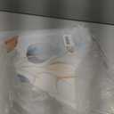 Large Living Eucalyptus Leaf Canvas Wall Art Teal White Botanical Abstract Decor painting Pictures Modern Nordic Plant Flowers Posters Prints for Bathroom Bedroom Office Hallway Home Decoration (40"L x 20"W)