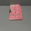 Pink Plaid Christmas Table Runner - 13x90 Santa Claus Christmas Tree Table Runner with Snowflake Merry Xmas Decor, Vintage Farmhouse Winter Decoration for Home Kitchen Dinner Party