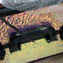 Makeup Train Case with Drawer, Rolling Makeup Case, Cosmetology Case on Wheels, Gift, Large Makeup Case Organizers, Professional for Salon Barber, Nail, Tattoo, Black Colourful