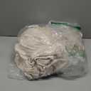 H.VERSAILTEX Rich Velvet Stretch 2 Piece Cover Chair Slipcover Sofa Cover Furniture Protector Couch Soft with Elastic Bottom Chair Couch Cover with Arms Width Up to 49 Inch(Chair, Ivory)