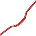 UPANBIKE Mountain Bike Handlebar 31.8mm Aluminum Alloy MTB Bicycle Riser Handlebar Extra Long 720mm with Paint Matte Surface (Red,720mm)