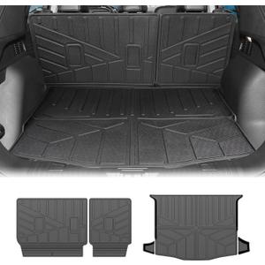 Cargo Liners for 2020-2025 Ford Escape Trunk Mat with Seat Back Cover Accessories, All Weather Rear Cargo Mat Backrest Protector for 2020 2021 2022 2023 2024 2025 Escape