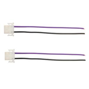 Minho Motorcycle Panel Control Buttons 2-Wire Connector Compatible with Chinese Scooter Mopeds Taotao Jonway JMstar Tank,2-Wire Connector Female Style for Start and Horn Button