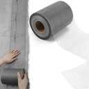 150 ft x 6 Inch Cement Board Joint Tape Self Adhesive Durable Gray Fiberglass Mesh Drywall Mesh Repair Tape for Cement Board Joints Repairing, Sealing and Strengthening