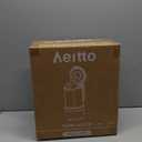 Cold Press Juicer Fits Whole Fruits, Aeitto Masticating Juicer Machines with Wide Feed Chute, Juice Extractor Machine Easy to Clean, High Juice Yield, Easy to Assemble, Self Feeding (4.35INCH, Raven Black)