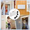 Saillong Wired Door Bell Chime Kit with 16V 10VA Two Note Lighted Metal Doorbell Buttons and Doorbell Chime Cover for Home Wall Inside, Compatible with Most Brand Doorbells, Black (Checked)