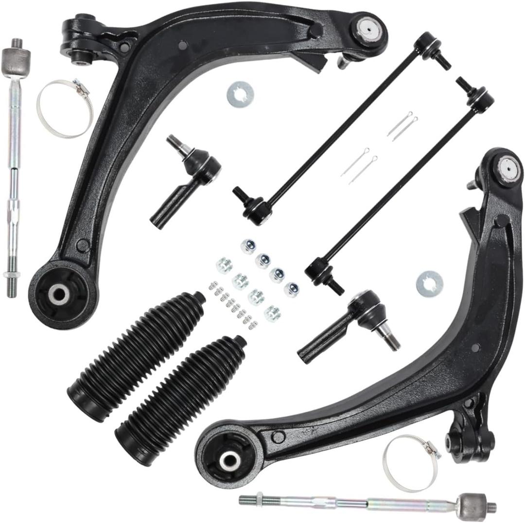 10pcs Front Suspension Kit Lower Control Arm
