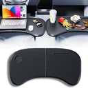 Foldable Car Tray for Tesla Model Y 3, Car Desk Steering Wheel Tray, Foldable Car Table Tray, Foldable Desk Food Tray for Eating and Traveling