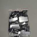 White Name Tag Blanks  25 Pack, 1" x 3", Round Corners, Durable Plastic, DIY Engravable Badges with Magnetic Backing  All Quality Badges