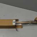 Ivilon Tension Curtain Rod - Spring Tension Rod for Windows or Shower, 36 to 54 Inch. Warm Gold