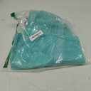 Large Mesh Beach Bag, Travel Tote Bag with 9 Pockets Foldable Pool Bag for Women Vacation Beach Accessories, Color: Mint Green