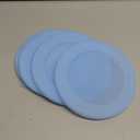 4 Pack Silicone Lids for Corelle Vitrelle 428-PC 28-Oz Soup/Cereal Bowls, Freezer & Microwave & Dishwasher Safe (Bowl not included)