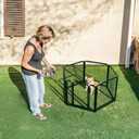 FXW Rollick Unleashed Dog Playpen for Indoor, Yard, RV Camping, 24 inch 6 Panels for Small and Puppy DogsPatented
