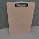 Pink Plastic Clipboard,Nursing Clipboard,Standard Letter A4 Size,Heavy Duty Clip Boards 8.5x11,Cute Clipboards with Pen Holder for Women Kids Students,School Office Home Work