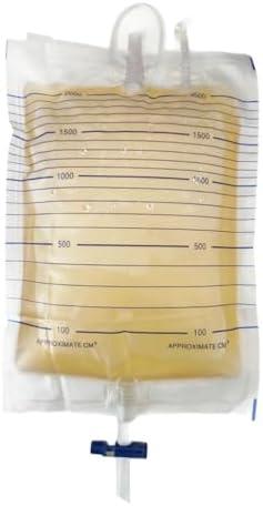 3PCS 2000ML Large Capacity Extracorporeal Drainage Bag Urine Collection Bag