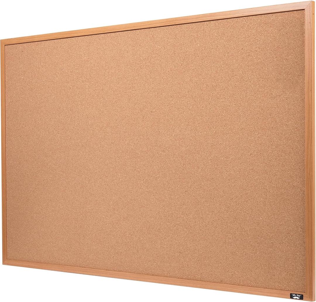 Mr. Pen- Cork Board, 24x18, Bulletin Board, Cork Bulletin Board, Framed Cork Board, Corkboards for Wall