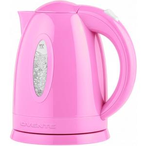 OVENTE Electric Kettle, 1.7L Fast Boiling Water Heater for Coffee or Tea, BPA Free with Water Level Gauge, Auto Shut-Off, Boil-Dry Protection, Indicator Light and Removable Filter, Pink KP72P