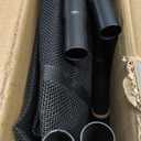 Elevated Dog Bed, Raised Outdoor Dog Bed for Large Sized Dog, Portable Cooling Pet Cot with Breathable & Washable Mesh, Indoor & Outdoor Pet Hammock with Skid-Resistant Feet. (L(43.30"x31.90"x8.00"), Black)