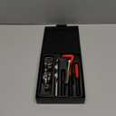 3/8-16 Inch Thread Repair Kit, Helicoil Thread Inserts Taps Kit with HSS Drill Bits Compatible Hand Tool Set for Damaged Thread Auto Repairing