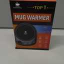 Coffee Mug Warmer - Fastest Heating & Highest Temperature, Coffee Cup Warmer for Desk Auto Shut Off, 4 Temp Settings & 1-12H Timer, Smart Electric Beverage Warmer for Coffee, Tea (Black)