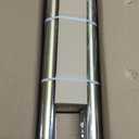 PORTRES Modern Gold Heavy Duty Curtain Rods for Windows 66 to 120 Inches Adjustable Length 1" Diameter Curtain Rod with Farmhouse Decorative Finials for Outdoor Bedroom Kitchen Living Room