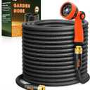 Nitigo Ultra Lightweight Garden Hose 100FT, Non-Expanding Water Hose with 10-Function Nozzle, Wear-Resistant Nylon Outer Layer, No-Kink, Leak-Proof, Burst 280 PSI for Yard, Outdoor (3/4" GHT)