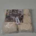 Genina Waterproof Seat Covers for Dining Room Chair Covers Waterproof Dining Chair Covers (6 PCS-Rear-gapped, Beige)