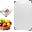 2025 New Titanium Cutting Board 2-in-1 Double Sided Cutting Board for Cutting Meat, Vegetables & Fruit, with Anti-Slip Corner Protectors Removable, Dishwasher Safe, Large,15" x 11"in (Style 3)