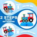 9 Pack Train Table Decorations - Train Party Decorations for Kids' Birthday and Baby Shower - Train Table Toppers