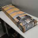 DUMOS Dresser for Bedroom, Storage Organizer with 9 Drawers, Chest of Drawers with Fabric Bins, Sturdy Metal Frame, Wood Tabletop for Guest Room, Closet, Entryway, Brown