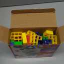 64 Pcs Stacking Tower Game with 22 Cards, Giant Tumble Balance Game for Kids, Family Games for Kids and Adults, Ideal Gifts for Teen Boys & Girls, Party Board Game for Kids 6-12 & Adults